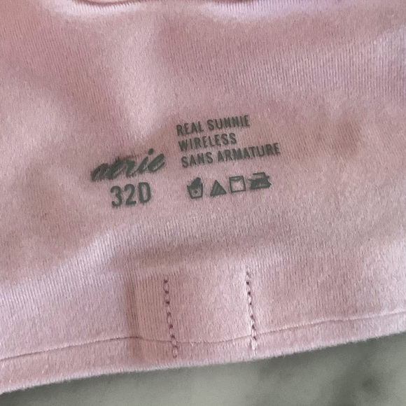 Aerie pink wireless bra ‘real sunnie’ 32D - Picture 4 of 4